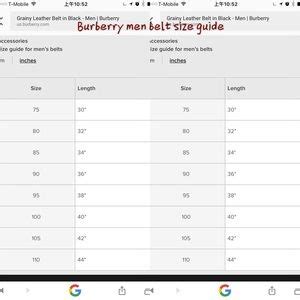 fake burberry belts men|Burberry men belt size chart.